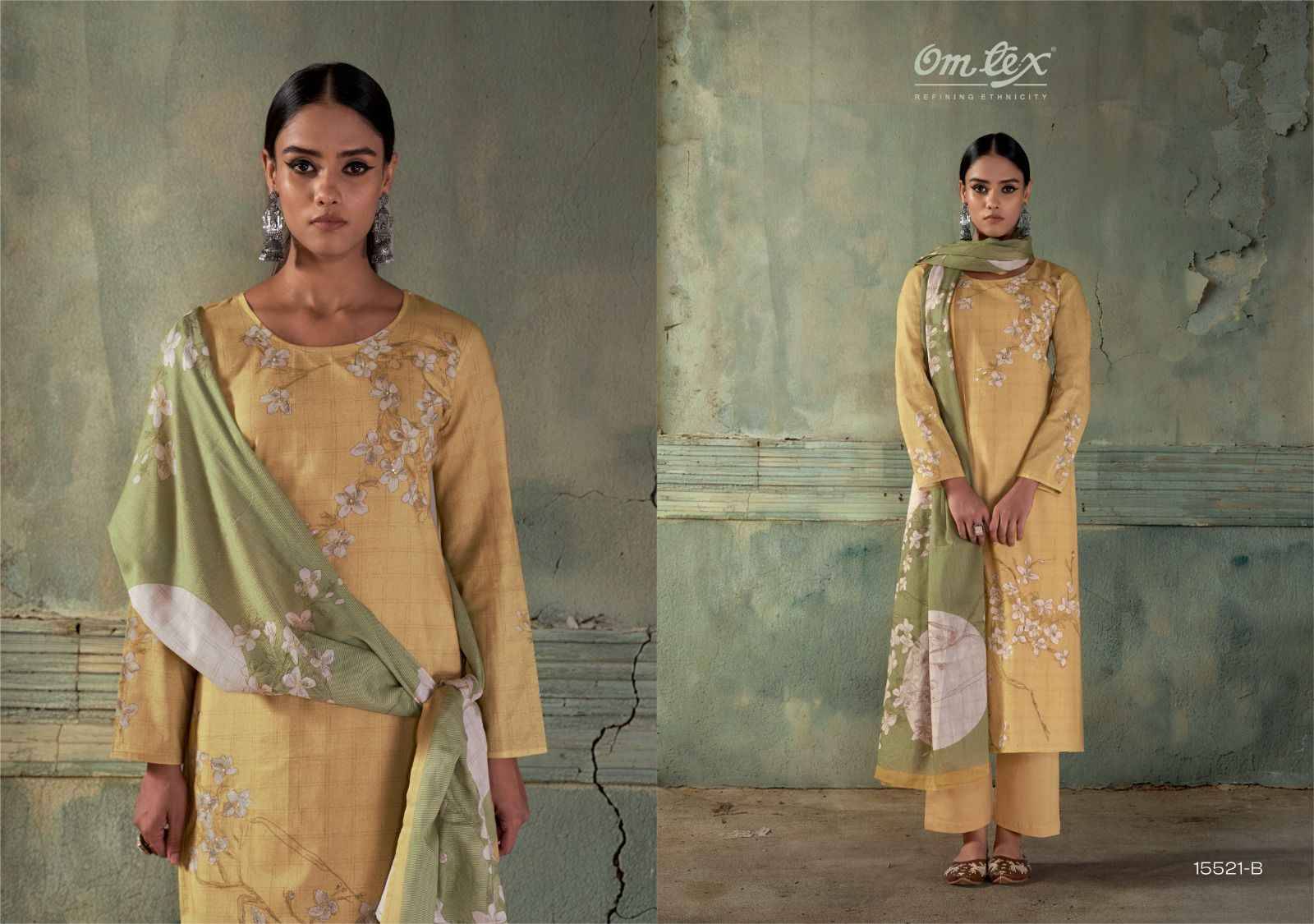 FALAK 15521 Series By Om Tex Beautiful Festive Suits Stylish Colorful Fancy Casual Wear & Ethnic Wear PREMIUM LAWN COTTON Dresses At Wholesale Price